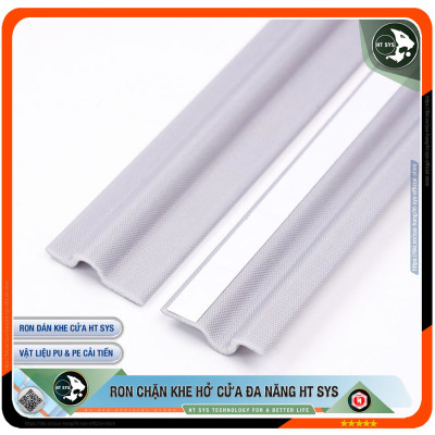Ron Chặn Khe Cửa HT SYS - Chất Liệu PU Và PE Cải Tiến - Ron Chặn Khe Cửa, Chân Cửa, Khung Cửa - Ngăn Gió Lùa, Cách Âm, Chống Bụi, Ngăn Côn Trùng, Chống Thoát Khí Điều Hòa, Chống Va Đập Cửa - Hàng Chính Hãng