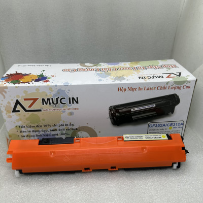 Bộ 4 màu hộp mực AZ 126A CE310/ CE311/ CE312/ CE313 dùng cho máy in Hp Cp 1025, CP 1025W, Canon LBP 7010C, 7018C - Hàng chính hãng