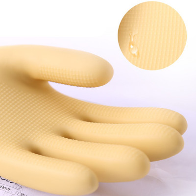 [Mua 3 Tặng 2] Bộ 3 Đôi Găng Tay Cao Su Ngọc Trai Tay Lửng Size L