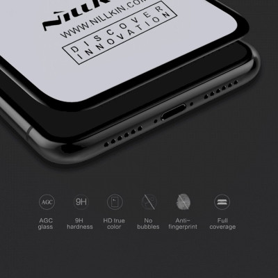 Tấm dán kính cường lực cho iPhone XS Max full màn hình - Hàng chính hãng Nillkin 3D CP+ MAX