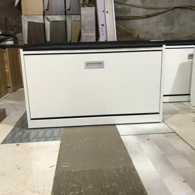 Tủ giày thông minh Juno Sofa có đệm ngồi mini gỗ nệm tiện lợi giá rẻ