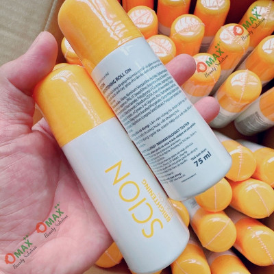 Lăn Khử Mùi SCION Brightening Roll-on 75ml Nhập USA - Ngăn Mùi Hôi Nách - Không Làm Ố Áo - Làm Sáng Da Dưới Cánh Tay