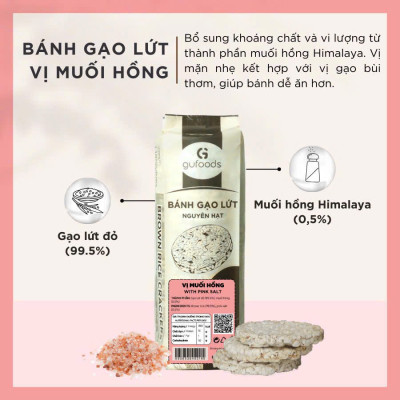 Combo 4 Gói Bánh Mix 4 Vị Huyền Mễ, Superfoods, Cỏ Ngọt, Muối Hồng, Bánh Gạo Lứt Ăn Kiêng Gufoods 170g - Bổ Sung Dinh Dưỡng Cho Người Ăn Chay, Ăn Kiêng, Ăn Vặt Healthy, Eatclean, Tập Gym