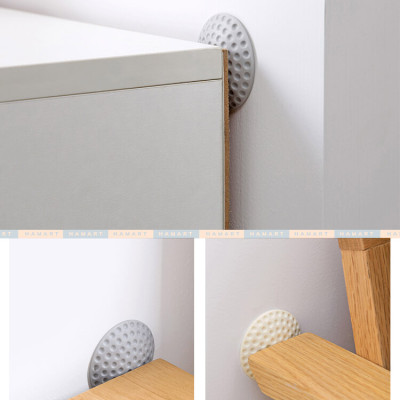 SET 3 Miếng Cao Su Dán Tường Chống Va Đập Chặn Cửa Giảm Tiếng Ồn Keo Siêu Dính Tiện Lợi