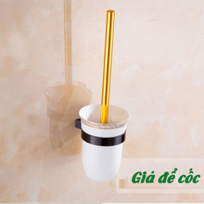 Bộ phụ kiện phòng tắm 6 món phong cách Châu Âu Cao Cấp- Hàng Chính Hãng