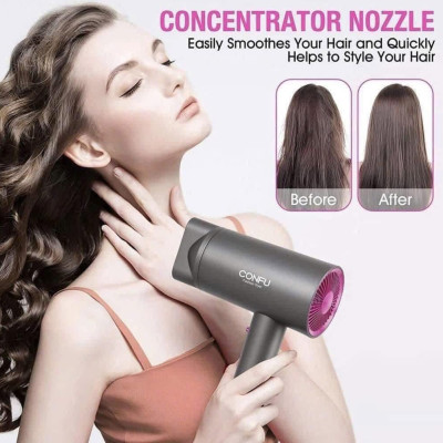 Máy sấy tóc ion âm CONFU KF-3141 công suất mạnh mẽ 1800W Hàng chính hãng