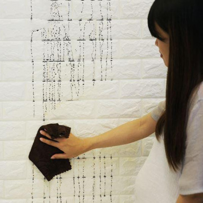 10 Tấm Xốp Dán Tường Giả Gạch Màu Trắng Dày 4mm Khổ 70X77 Cm Chịu Lực, Chịu Nước, Chống Ẩm Mốc Loại Cao Cấp 