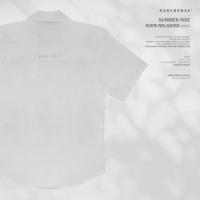 Áo Sơmi RANV RBAE OVER-RELAXING Trắng