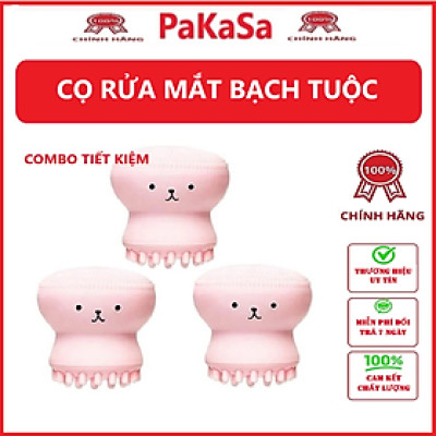 Cọ Rửa Mặt Bạch Tuộc Tạo Bọt Xốp Rửa Sạch Massage Lỗ Chân Lông Tẩy Tế Bào Chết - Hàng chính hãng 
