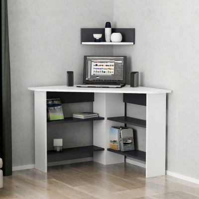 Bàn vi tính gỗ thiết kế tiện lợi SMLIFE Deadpool