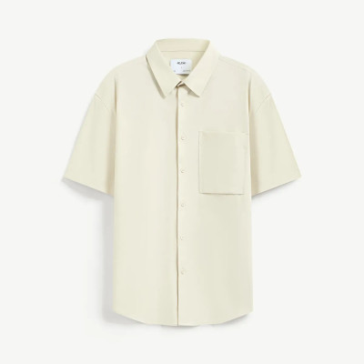 Áo sơ mi tay ngắn nam vải gió túi đắp. Loose - RT 10S25SHS050 | ROUTINE CÀ MAU