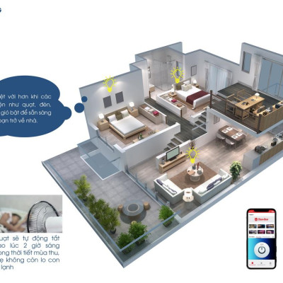 Ổ cắm điều khiển từ xa bằng wifi thông minh 16A OC01WF