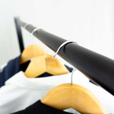 GIÁ TREO QUẦN ÁO XUẤT KHẨU HÀN QUỐC GỖ MÀU ĐEN - LINE HANGER BLACK