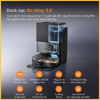 Robot hút bụi lau nhà Roborock Q Revo Slim – Hàng Chính Hãng