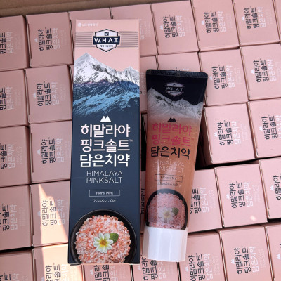 Kem đánh răng Bamboo Salt muối hồng Himalaya hương hoa bạc hà 100g