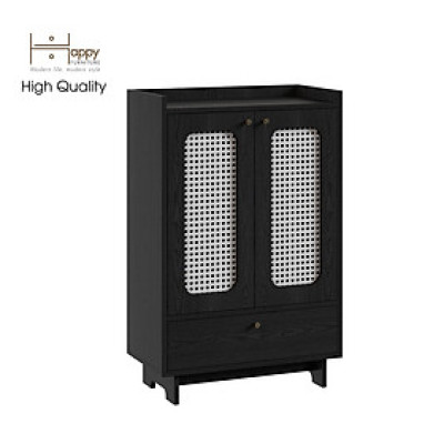 [Happy Home Furniture] MEYDAN, Tủ giày 2 cánh mây, 65cm x 34cm x 100cm ( DxRxC), TCM_055