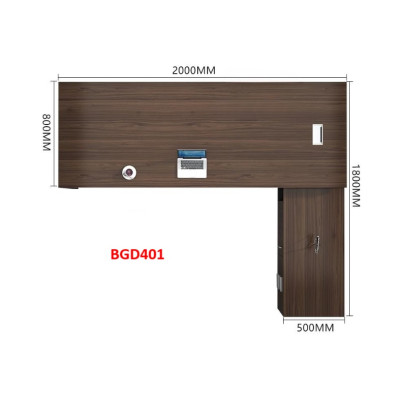 Bàn giám đốc gỗ MDF đơn giản , phong cách hiện đại BGD401 - NỘI THẤT LẮP RÁP VIENDONGADV