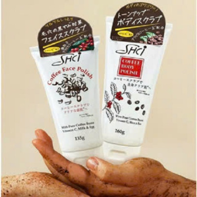 Tẩy Tế Bào Chết Da Mặt Dưỡng Da Trắng Mịn SHCI Coffee Face Polish (Tuýp 135 G)