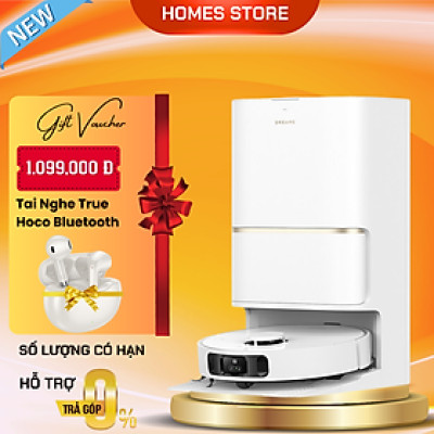 Robot Hút Bụi Lau Nhà Dreame L30s Ultra Xòe Giẻ Giặt Sấy Giẻ Nước Nóng Khử Khuẩn Ion, Camera AI Lực Hút 11.000 Pa - Hàng Chính Hãng