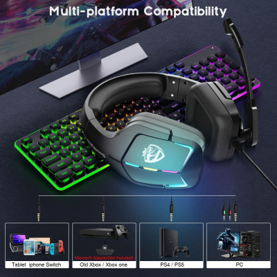 Tai Nghe S12 Led Gaming Headset 7.1 cho máy tính Laptop hàng nhập khẩu