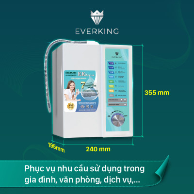Máy Lọc Nước Điện Giải iON Kiềm EVERKING EK-75 - Hàng Chính Hãng