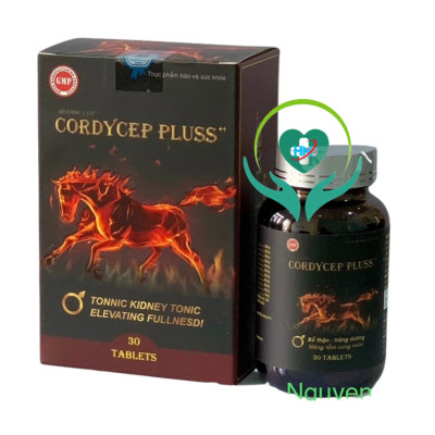 ￼Bổ Thận CORDYCEP PLUSS - Hộp 30 viên - Dùng được cho cả nam và nữ , cải thiện chức năng sinh lí, bồi bổ cơ thể, Lisse