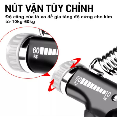 Combo 2 Món: Kìm Bóp Tay Có Máy Đếm Tập Cơ Tay Và Dây Nhảy Thể Lực Tập Gym Hiệu Quả - combo dây nhảy và kìm bóp tay
