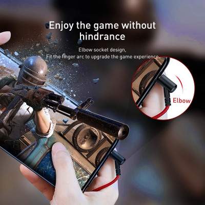 Tai nghe nhét tai hỗ trợ đàm thoại cho game thủ hiệu Baseus Gamo earphone H15 (thiết kế elbow, âm thanh Hifi surround, hỗ trợ gắn 2 micro)  - Hàng chính hãng