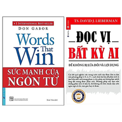 Combo 2Q: Sức Mạnh Của Ngôn Từ + Đọc Vị Bất Kỳ Ai - Để Không Bị Lừa Dối Và Lợi Dụng (Nghệ Thuật Giao Tiếp Thành Công)