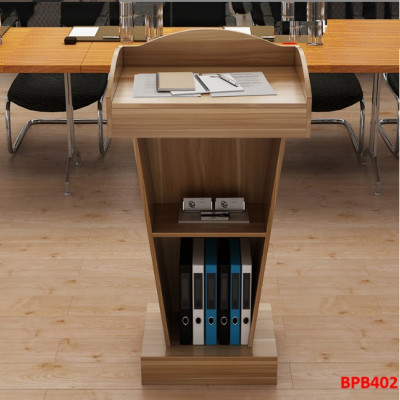 Bục phát biểu gỗ MDF, bục phát biểu BPB402 - NỘI THẤT LẮP RÁP VIENDONGADV