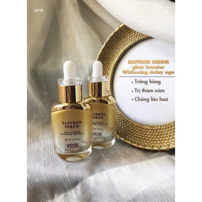 Serum Mờ Nám Tàn Nhang Giúp da căng bóng sáng mịn Nhụy Hoa Nghệ Tây Serum Saffron Genie 30ml