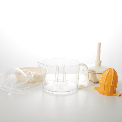 Máy Vắt Cam Lock&Lock (700ml) - Hàng Chính Hãng, Xoay Ép 2 Chiều, Chất Liệu Nhựa PP, Dễ Dàng Tháo Lắp Vệ Sinh - Tặng Kèm Ống Hút Và Cọ Rửa