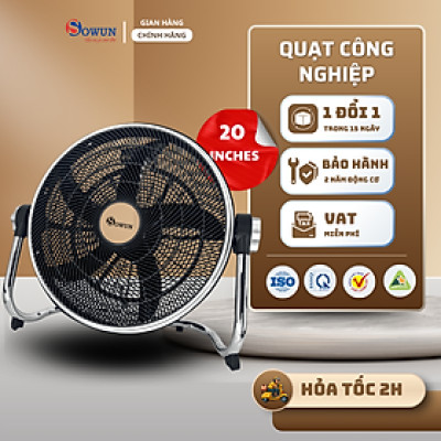 Quạt Công Nghiệp Chính Hãng SOWUN SW810, 100% Mô Tơ Làm Bằng Đồng, Công Suất Lớn