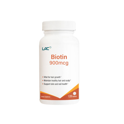 VIÊN UỐNG HỖ TRỢ MỌC TÓC LAC BIOTIN 900MCG (120 VIÊN)