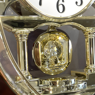 Đồng Hồ Để Bàn Rhythm CRP609WR18 - Vàng (19.3 x 24.1 x 9.0 cm)