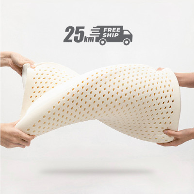 Gối Nằm Cao Su Thiên Nhiên Liên Á Contour- Chống đau mỏi vai gáy, hỗ trợ giấc ngủ, chống ngáy-100% cao su thiên nhiên