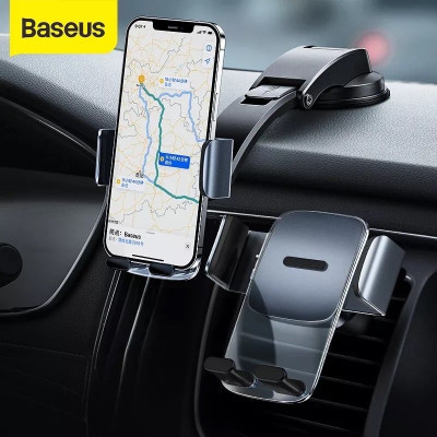 Giá đỡ điện thoại trên ô tô Baseus Easy Control Clamp Car Mount Holder SUYK- Hàng chính hãng