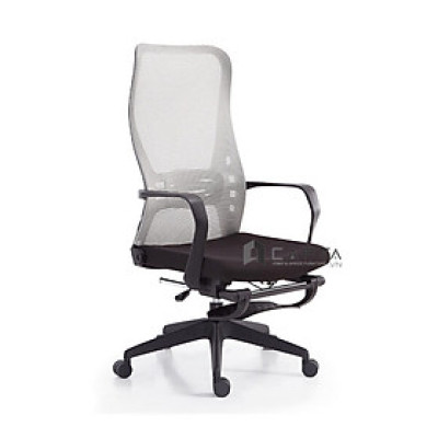 Ghế công thái học lưới cao CR4306-M Nội thất Capta Ghế xoay có gác chân nằm thư giãn hàng nhập khẩu