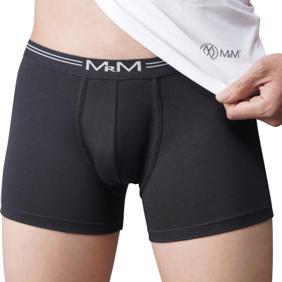 Combo 4 Quần Sịp Đùi Nam Quần Lót Nam Boxer Sợi Cotton Cao Cấp MRM FASHION Mix 2 Màu TẶNG Đôi Tất Nam Cao Cấp