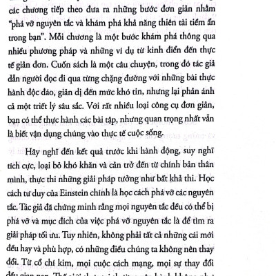 Tư Duy Như Einstein (Tái Bản)