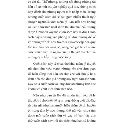 Lý Thuyết Trò Chơi - Tác Giả Trần Phách Hàm (1980 Books)