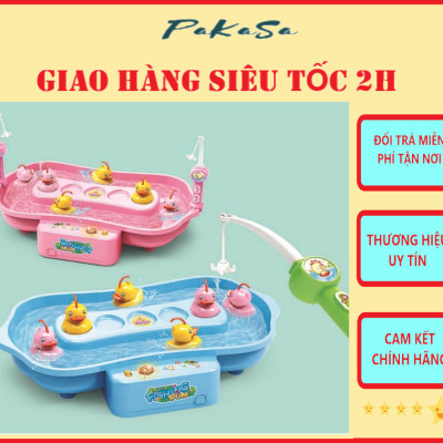 Bộ Đồ Chơi Câu Cá, Đồ Chơi Câu Vị  Dưới Nước Phát Nhạc Vui Nhộn Cho Bé PaKaSa - Hàng Chính Hãng 