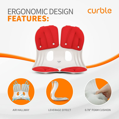 [Chính hãng Curble Ablue] Ghế chỉnh dáng ngồi đúng, chống gù Curble Grand - Premium Model. # Lớn hơn # mạnh mẽ hơn. Phù hợp mọi đối tượng cân nặng từ 65kg (Nam, Nữ) (Made in Korea)