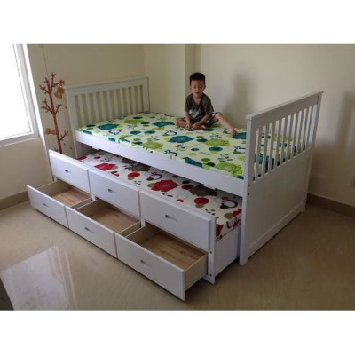 Giường Tầng Hộp Viking- Trắng