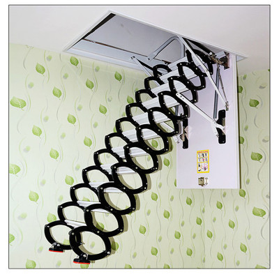 Thang gác mái ốp trần thông minh xếp gọn dễ dàng Chính hãng NIKITA 2024