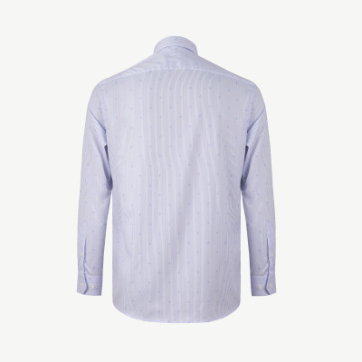 Áo sơ mi nam KHATOCO dài tay họa tiết A1MD498T1-CNIN622-2609-D