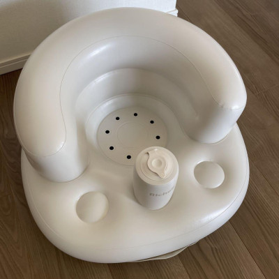 Ghế hơi tập ngồi Richell Nhật Bản cho bé từ 7 tháng tuổi không cần dụng cụ bơm | Baby
