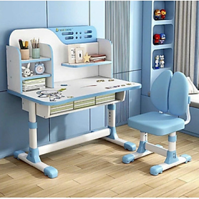 Bộ bàn ghế học sinh thông minh chống cận điều chỉnh cao thấp Tundo CTIRSSA01 ngang 80cm