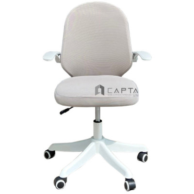 Ghế học bài ở nhà màu xám CE1016-M Nội thất Capta Ghế xoay học sinh chống gù chống cận tay gập lên xuống chân tăng giảm độ cao có bánh xe Study chairs for kids