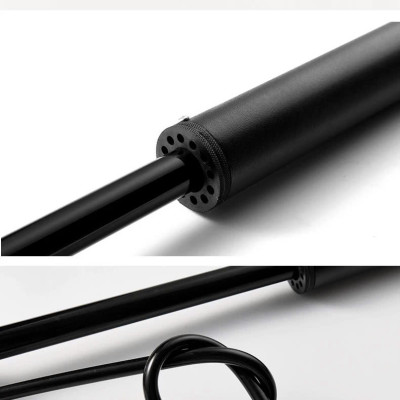 Bơm xe đạp, xe máy xách tay siêu nhẹ, áp suất 120 PSI, thân hợp kim siêu bền, hỗ trợ cả van Mỹ và van Pháp, bơm được cho tất cả các loại xe đạp bao gồm xe đua, xe địa hình, xe đạp đường trường 